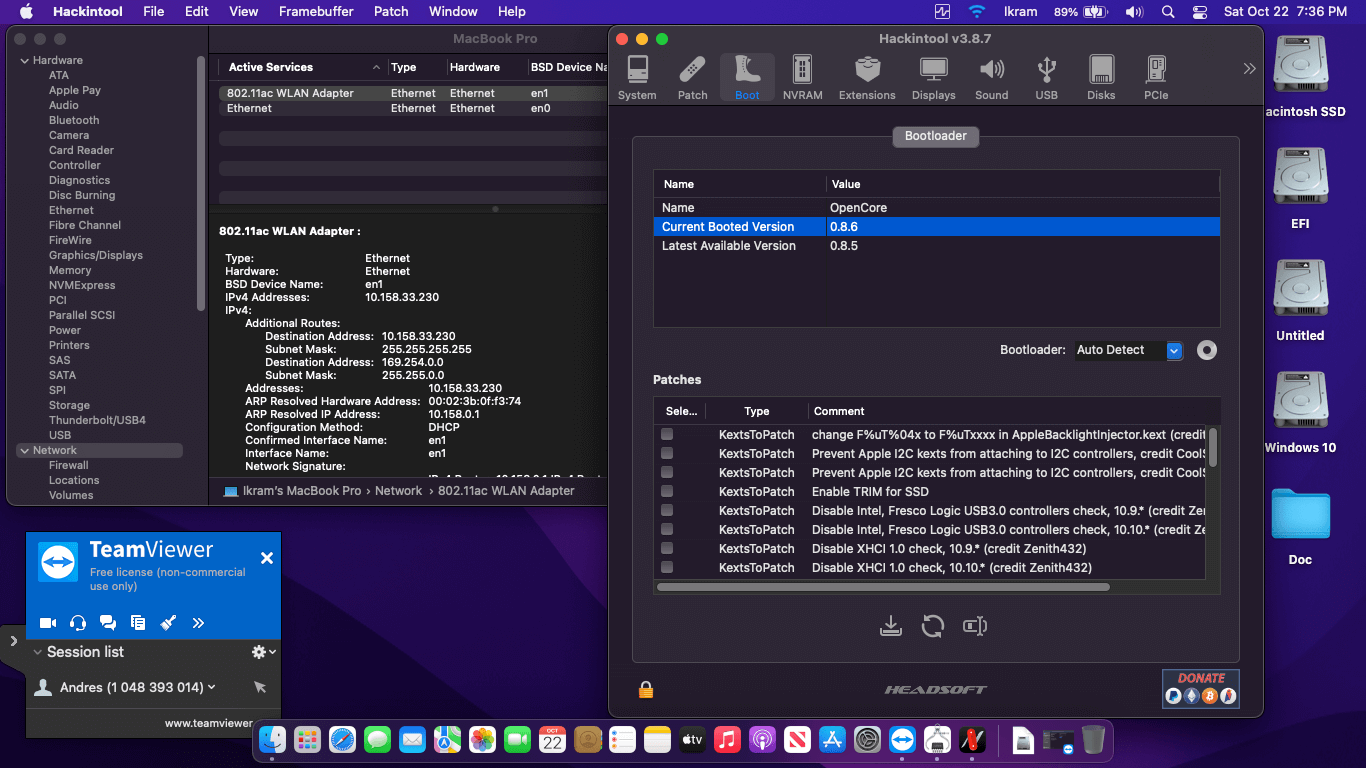Asus A442UR GA042T 3rd [KabyLake R   Intel UHD 620 + I2C]   OpenCore 9